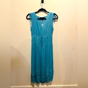 NWT WHBM Turquoise Dress (mid length)
